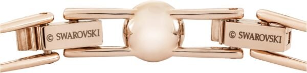 Swarovski Angelic Bracelet – Clear Circle‑Cut Crystals on Rose‑Gold Tone Finish - Image 4