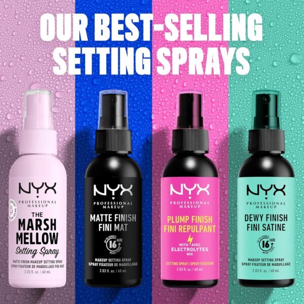 NYX Professional Makeup Matte Finish Setting Spray – Long-Lasting & Lightweight