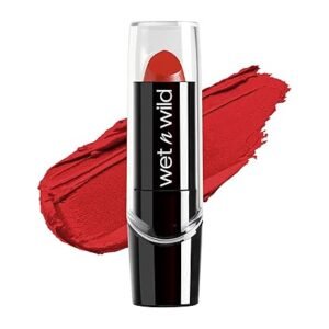 Wet n Wild Silk Finish Lipstick – Cherry Frost Hydrating Satin Lip Color