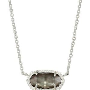 Kendra Scott Elisa Pendant Necklace – Dainty 14K Gold-Plated Layered Necklace