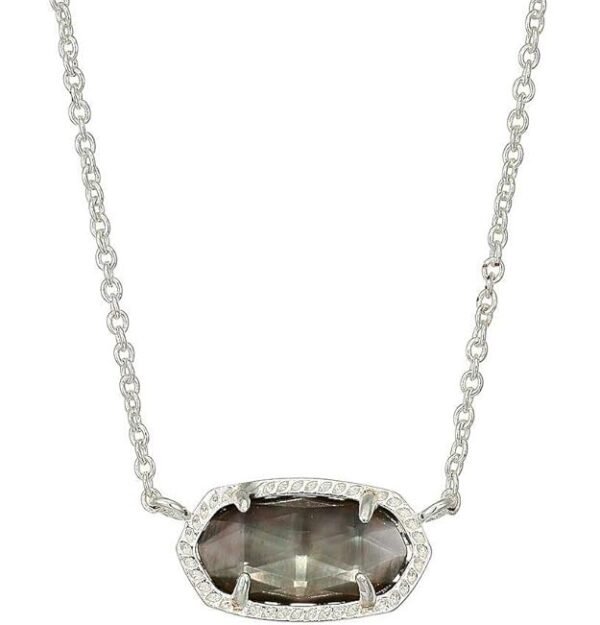 Kendra Scott Elisa Pendant Necklace – Dainty 14K Gold-Plated Layered Necklace