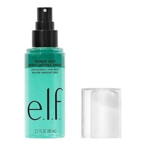 e.l.f. Power Grip Dewy Setting Spray – 5% Aloe + Hydrating Finish
