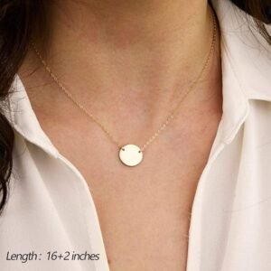 Turandoss 14K Gold Plated Layered Y-Pendant Necklace – Dainty Choker Set